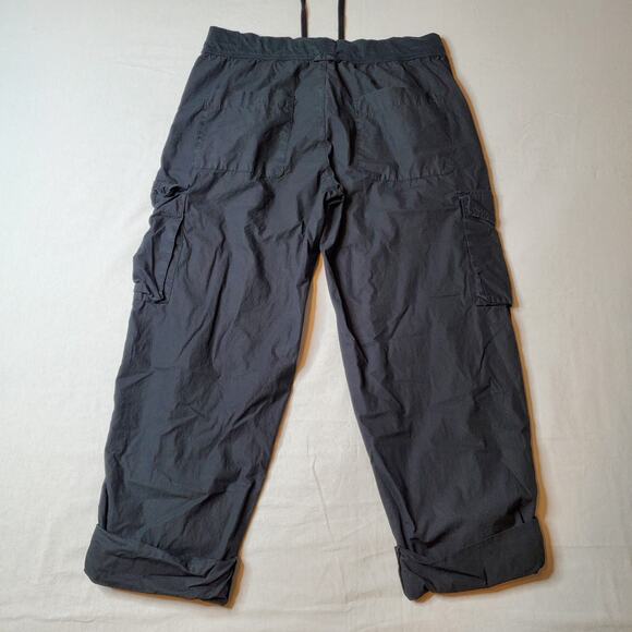 James Perse Standard Women's Size 2 (US - M) Cuffed Cargo Pants Black WPR1339 - Picture 5 of 9